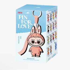 THE MONSTERS LABUBU PIN FOR LOVE SERIES-Vinyl Plush Blind Box (N-Z) Popmart